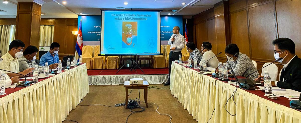 UNICRI delivers first train-The-Trainer course in Nuclear Security in Cambodia 29 July 2022
